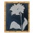 Original Carnation Flower Painting in Gold Bamboo Frame, Oil on Canvas Board, 13" X 16" by Tatiana Duperault For Sale