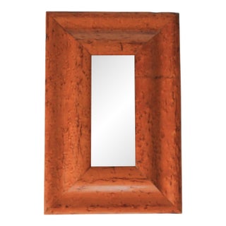Vintage Birdseye Maple Accent Wall Mirror For Sale