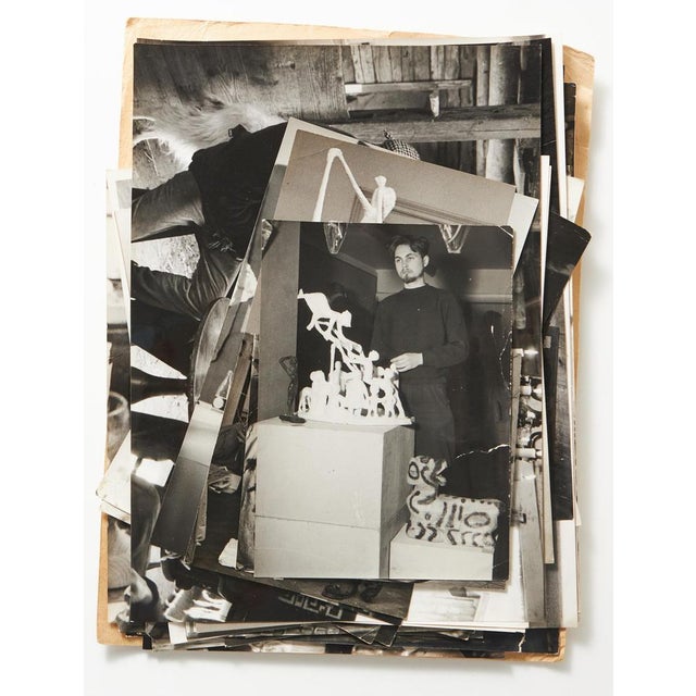 Prototype Stool in Pine Wood from Erik Höglund, Sweden, 1950s For Sale - Image 15 of 16