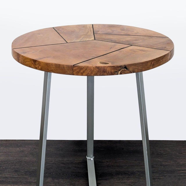 New Pacific Direct Leon Reclaimed Teak Wood End Table For Sale - Image 4 of 7
