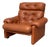 Vintage Coronado Lounge Chair in Cognac Leather by B&B Italia, Italy, 1960s For Sale