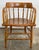 Antique Saloon Style Wood Captain's Chair For Sale - Image 4 of 12