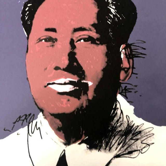 1990s After Andy Warhol "Mao Zedong" Lithograph For Sale - Image 4 of 11