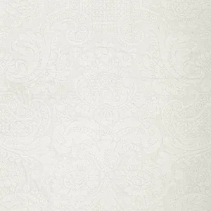 Schumacher Padova Damask Natural Fabric in Ivory