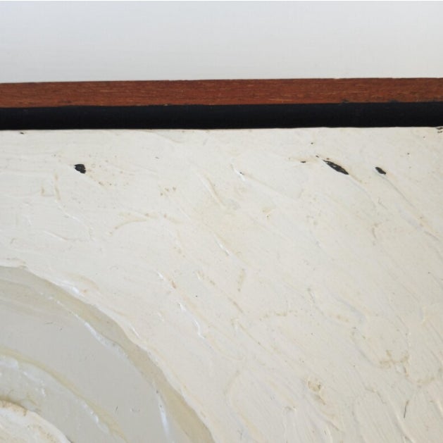Wood 1971 Mixed Media Sculptural Relief "Full Moon" by McCabe Framed For Sale - Image 7 of 10