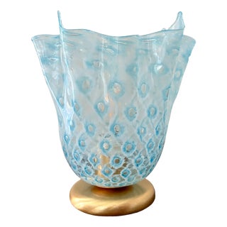 Macrame T Handkerchief Table Lamp by La Murrina Murano, 1990s For Sale