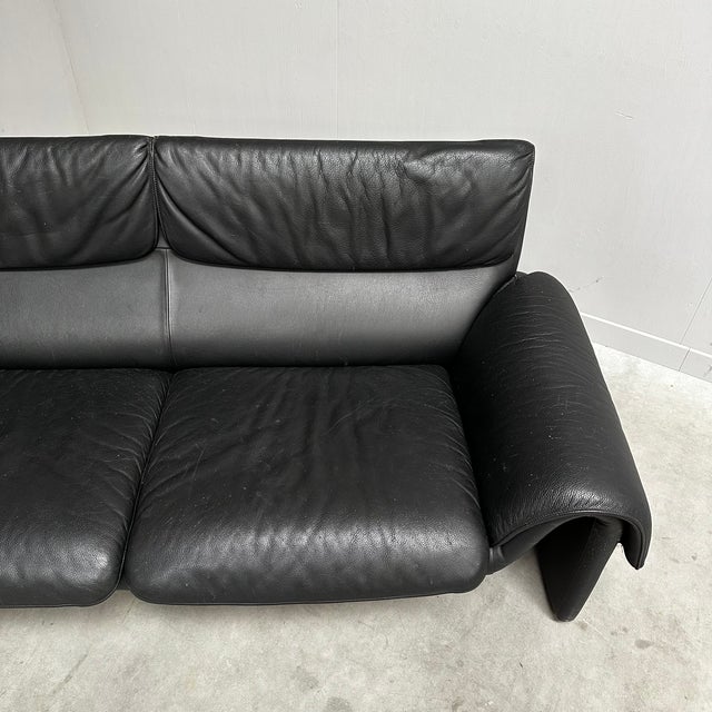 Vintage DS2011 Sofa in Black Leather from de Sede, 1990s For Sale - Image 4 of 10