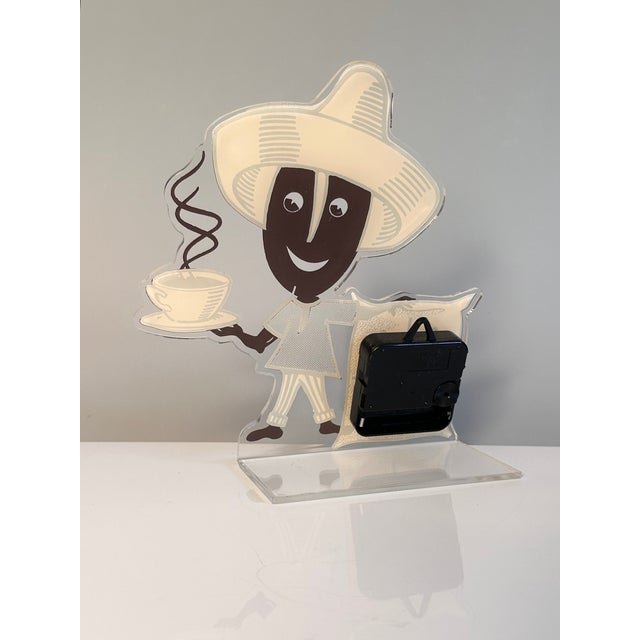 Cafés Mama Same Pop Art Advertising Table Clock / Table Display, Spain, 1990s For Sale - Image 4 of 17