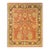 Mogul, One-of-a-Kind Hand-Knotted Area Rug in Orange, 7' 10" x 9' 8" For Sale