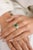 This is part of Chairish’s Fine Jewelry assortment. Natural Rare Emerald Diamond Engagement Ring in 18K Gold featuring...