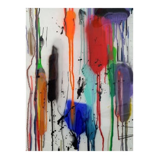 Gerard Pairé, 200914a, 2020, Polymer & Spray Paint on Canvas For Sale