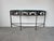 Striking 1980’s demilune console table inspired by the iconic Taos aesthetic of Rosemary Pozzi Franzetti. Crafted from...