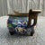 Chinese Vintage Chinese Cloisonné Enamel Tripod Censer With Handles For Sale - Image 3 of 6