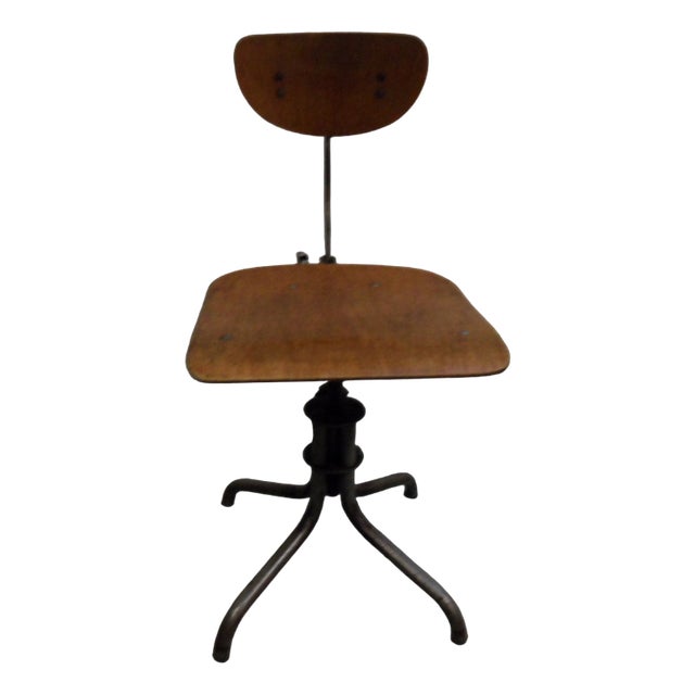 Industrial Desk Chair, 1950s For Sale