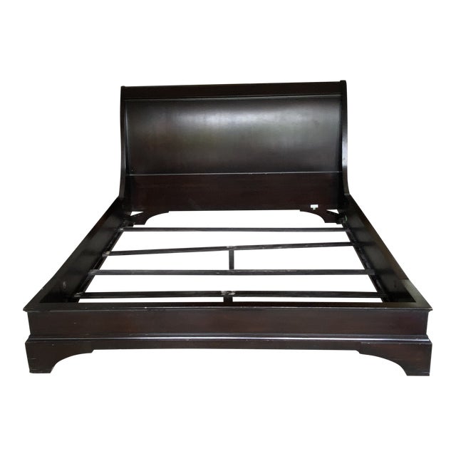 Restoration Hardware Portman Sleigh King Bedframe Chairish