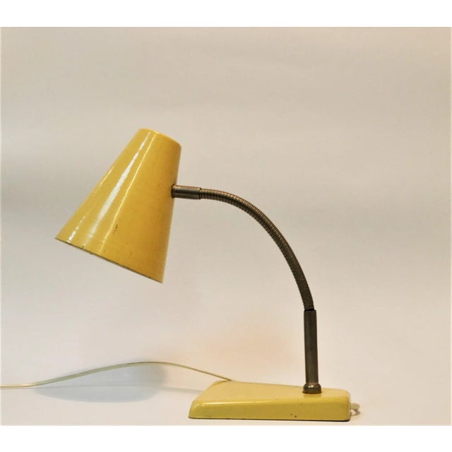Polish desk lamp produced by the lighting equipment plants zab wilkasy at the turn of the 60/70 model st-1 perfect example...