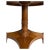 Wood Pair of Weiman "Heirloom" Round Mahogany and Marble Pedestal Side Tables, MCM For Sale - Image 7 of 13