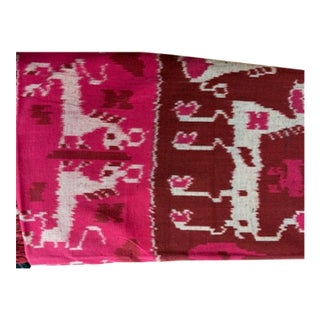 Handwoven Vintage Indonesian Cotton Throw For Sale