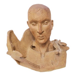 Mary Frank " Pablo 1970" Sculpture With Catalog For Sale
