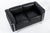 Mid-Century Modern Authentic Cassina Lc2 Black Leather Two-Seat Sofa by Le Corbusier 1994 For Sale - Image 3 of 17