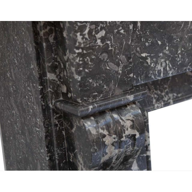 19th Century Louis Philippe Style St. Anne's Marble Fireplace Mantel For Sale - Image 4 of 8