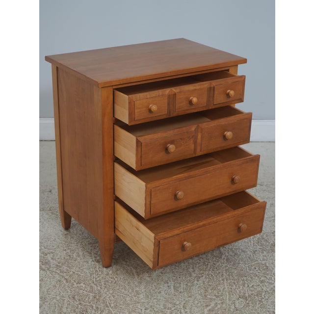 Traditional Ethan Allen Country Colors Maple Nightstand For Sale - Image 3 of 16