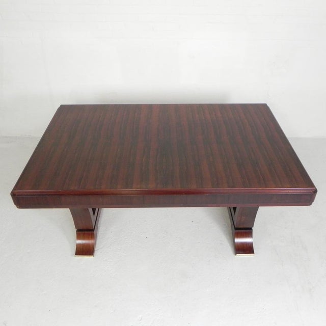 Art Deco Dining Table in Rosewood Veneer, 1930s For Sale - Image 13 of 18