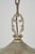 Brass Mid 20th Century Restored Victorian Two Light Brass Pan Pendant Light For Sale - Image 8 of 16