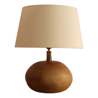 Ceramic Lamp by Pierre Digan for La Borne, 1950s For Sale