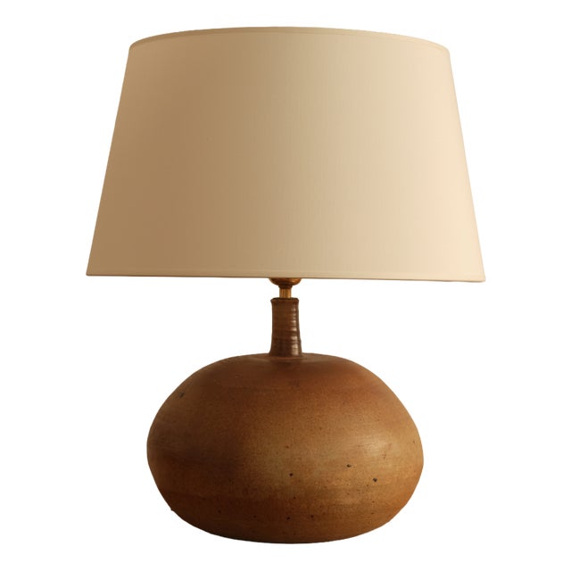 Ceramic Lamp by Pierre Digan for La Borne, 1950s For Sale