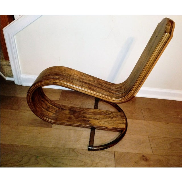 1970s Introducing a Masterpiece of Design and Comfort With the Bentwood Wave Lounge Chair. For Sale - Image 4 of 7