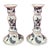 Vintage Japan Blue Danube Ceramic Candlesticks-Set of 2 For Sale