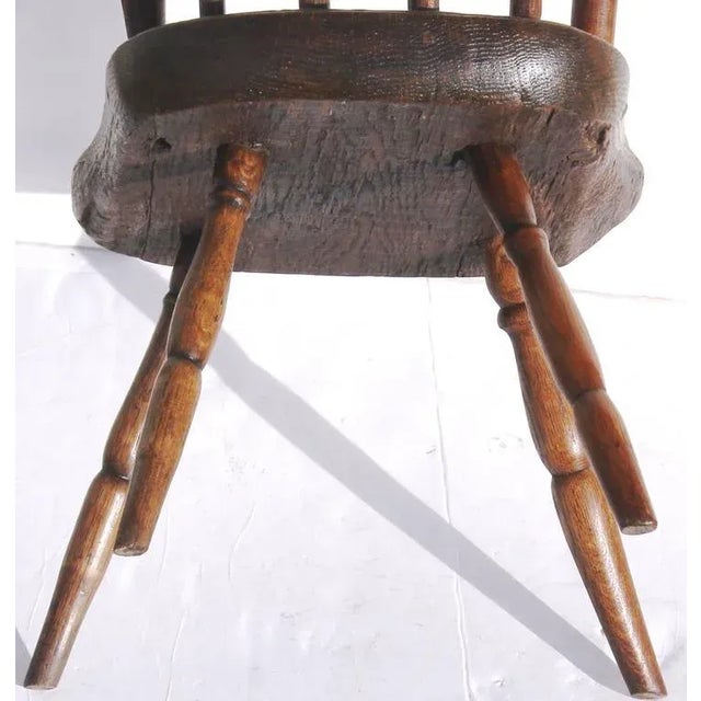 Brown Early and 19th Century Child's Windsor Chair For Sale - Image 8 of 11