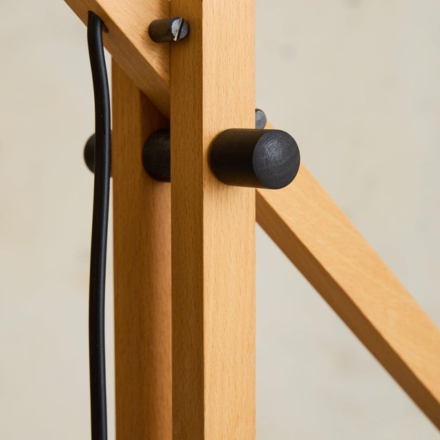 Danish Scandinavian Modern Floor Lamp Attributed to Domus, 1970s For Sale In Chicago - Image 6 of 11