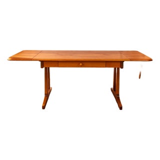 Drop-Leaf Coffee Table in Teak with Drawer from Stag, 1970s For Sale
