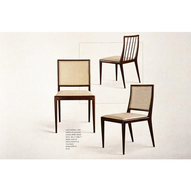 Set of Eight “MT 552” Dining Chairs in Rosewood by Geraldo de Barros for Unilabor, Brazil, 1950s - Lot 622-806A For Sale - Image 13 of 15