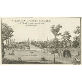 Chapel and Menagerie, 1785, Paper For Sale