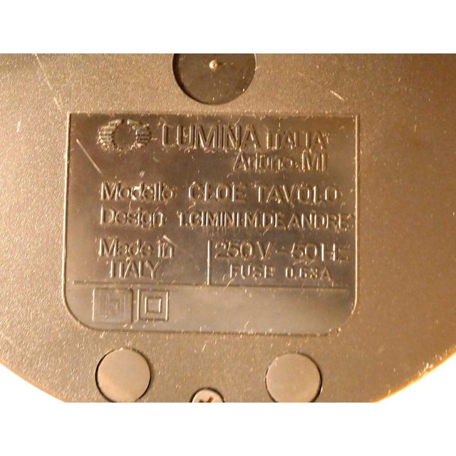 Halogen Table Lamp Model Cloe Tavolo by Cimini and De Andre for Lumina, Italy, 1980s For Sale - Image 4 of 5