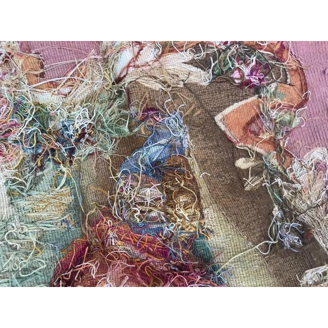 Antique Aubusson Cushion Chair Cover Tapestry, 1890s For Sale - Image 9 of 10