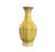 Large Hexagonal Yellow Baluster Vase by United Wilson, 1980s For Sale - Image 9 of 13