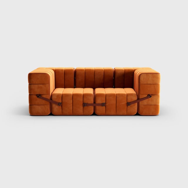 Not Yet Made - Made To Order Flexible Two-Seater Sofa with Armrests by Ambivalenz, Set of 7 For Sale - Image 5 of 5