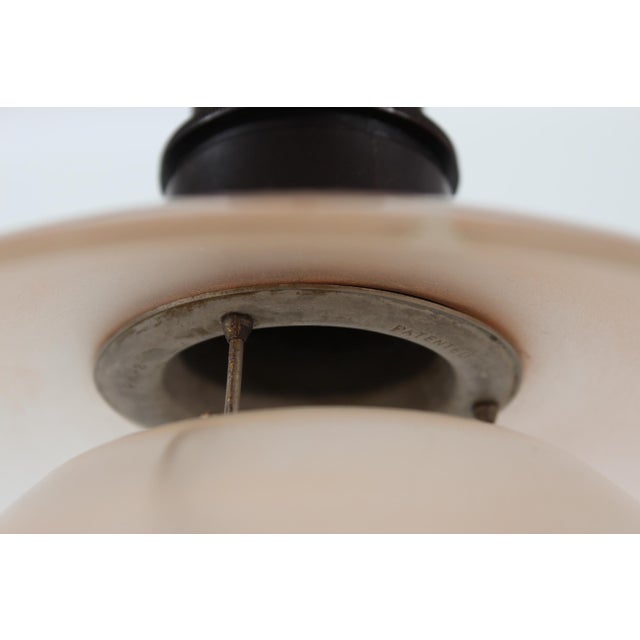 Brown Art Deco Rose-Grey Glass Shades Pendant Light by Poul Henningsen for Louis Poulsen, Denmark, 1930s For Sale - Image 8 of 17