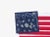 This is a giclee print of an adorable Outsider Art American Flag with silver star-like things. It really reflects the...