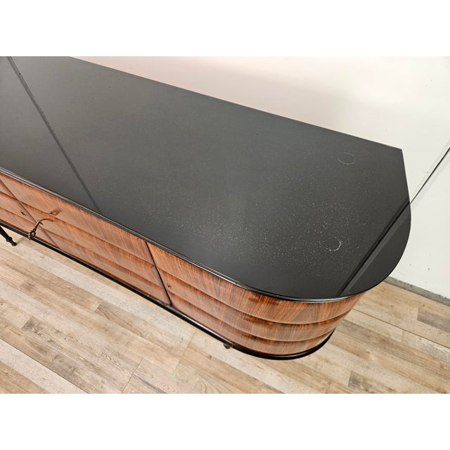 Metal Bar Cabinet attributed to Vittorio Dassi, 1950s For Sale - Image 7 of 18