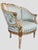 Antique French Painted Frame Chairs Striped Upholstery, Pair For Sale In Greensboro - Image 6 of 15