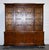 Large Georgian Burr Walnut Breakfront Display Cabinet For Sale - Image 4 of 18