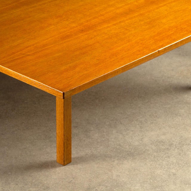 Andreas Tuck Large Oak Coffee Table by Hans Wegner for Andreas Tuck, Denmark, 1960s For Sale - Image 4 of 18