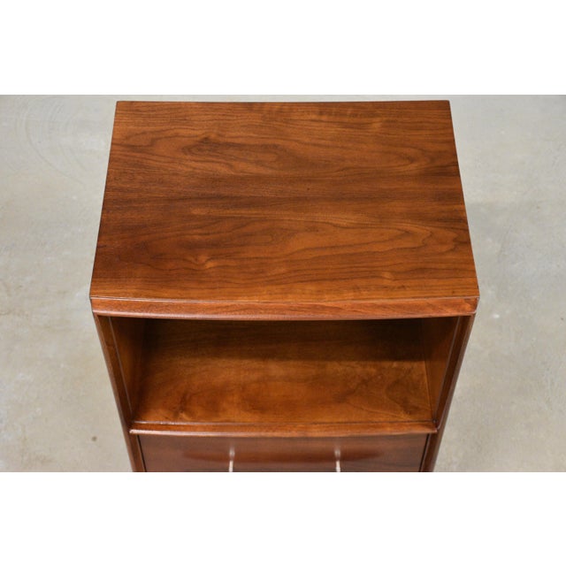 1950s 1950s Refinished Robsjohn Gibbings for Widdicomb Nightstand For Sale - Image 5 of 10