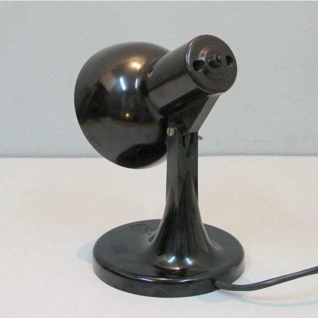 Art Deco Bakelite Table Lamp from PGH For Sale - Image 6 of 9