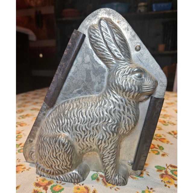 1930s 1930 Anton Reiche Sitting Bunny Chocolate Mold For Sale - Image 5 of 12